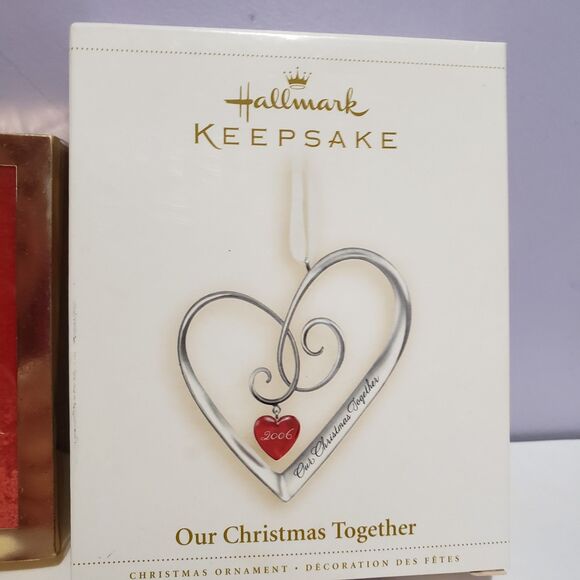 Hallmark Keepsake Christmas Tree Ornaments Lot Of 4 All Metal - Picture 5 of 9